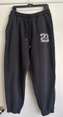 Jordan Men's Graphic Fleece Jogger Sweatpants Black Star 23 Jumpman XL
